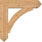 Ekena Millwork Thorton Arts and Crafts Smooth Bracket w/ Offset Brace, Western Red Cedar, 7 1/2"W x 30"D x 30"H BKT0806X30X30THR03SWR - alternate 2
